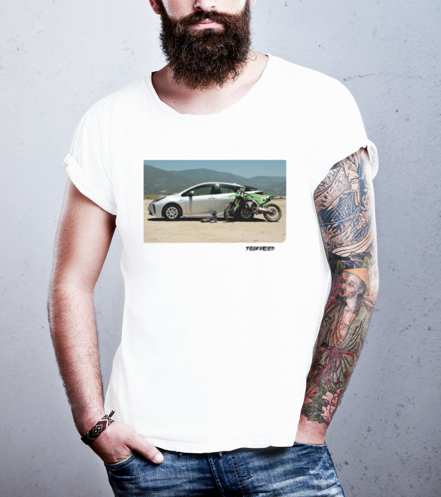 Team Fried Foreign Prius Dirt Bike Adventure TRVRD T-Shirt