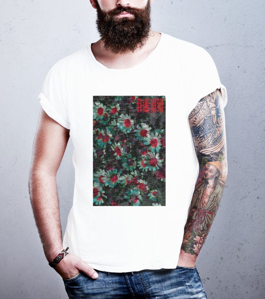 The 1975 Floral Print Graphic Flowers The 1975 T-Shirt