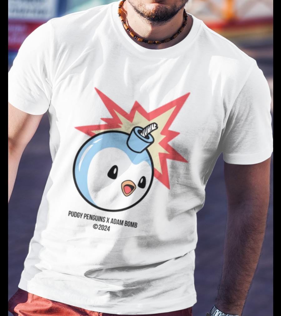 The Hundreds Pudgy Penguins Adam Bomb Collaboration 2023 T-Shirt