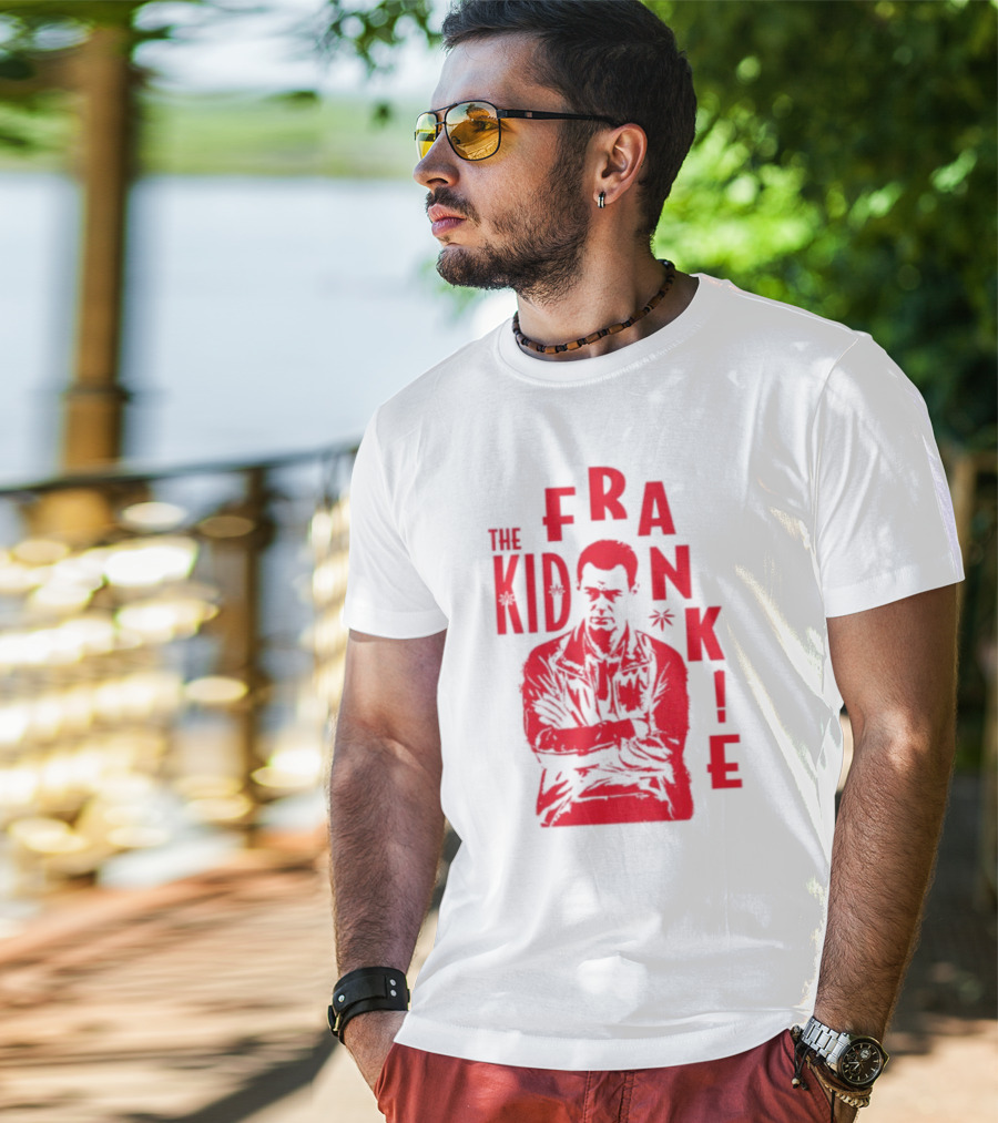 The Kid Frankie Kush Red Bold Text Outline T-Shirt