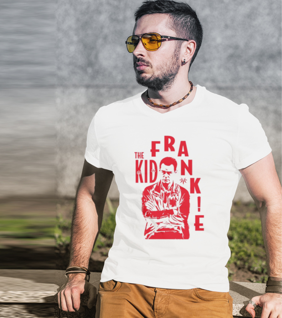 The Kid Frankie Kush Red Bold Text Outline T-Shirt