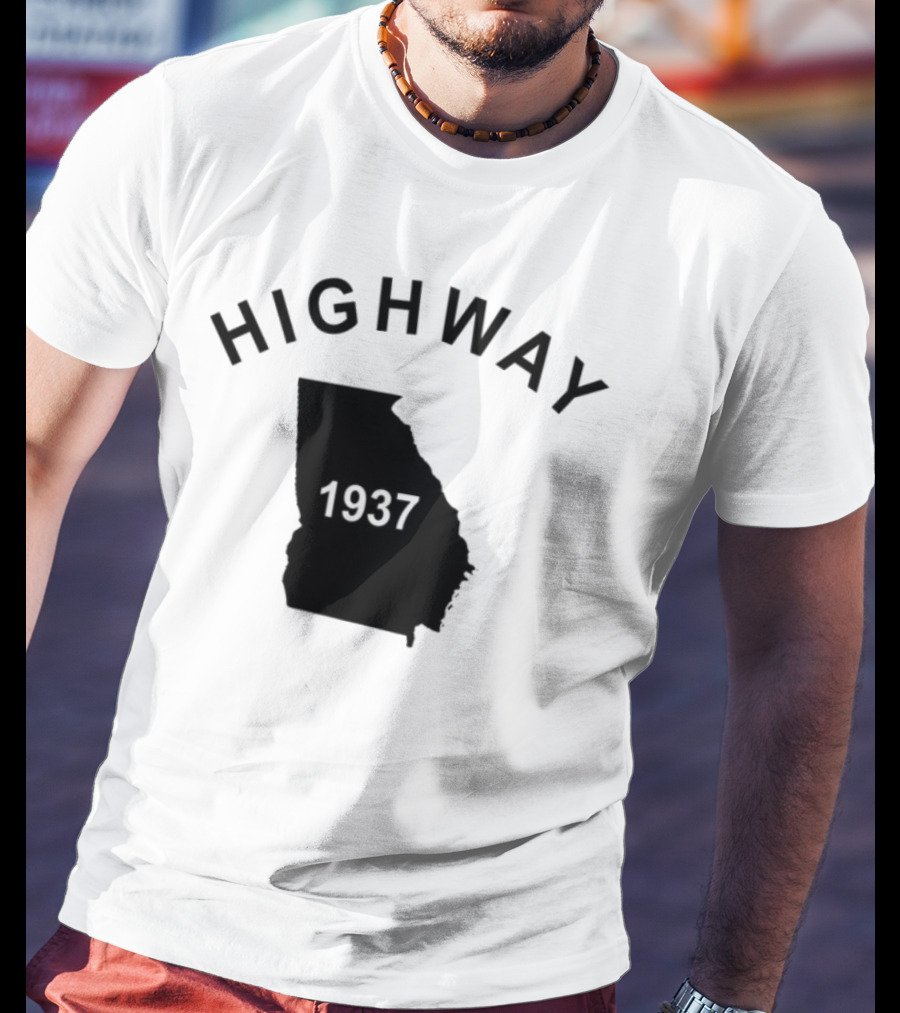Highway 1937 Georgia Map Design Tyrus T-Shirt