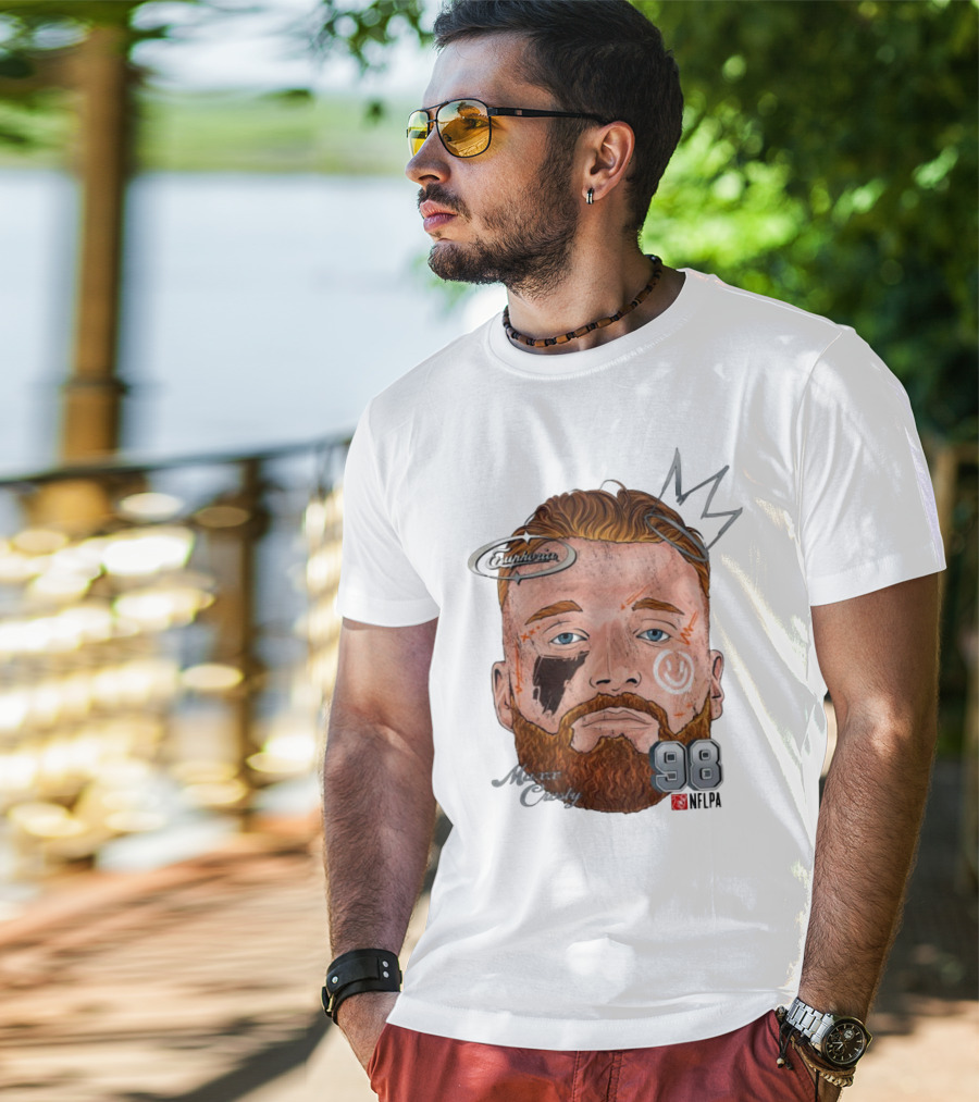 Euphoria Maxx Crosby 98 NFL Fat Head Illustration T-Shirt