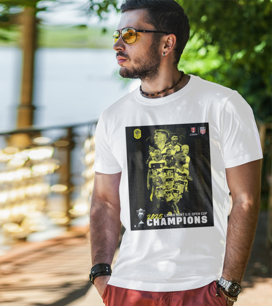 Nashville SC 2025 Lamar Hunt U.S. Open Cup Champions T-Shirt