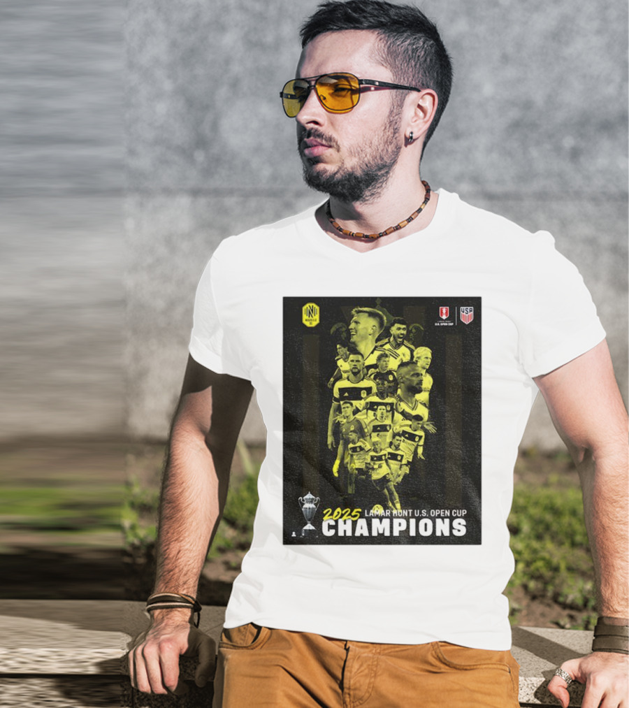 Nashville SC 2025 Lamar Hunt U.S. Open Cup Champions T-Shirt