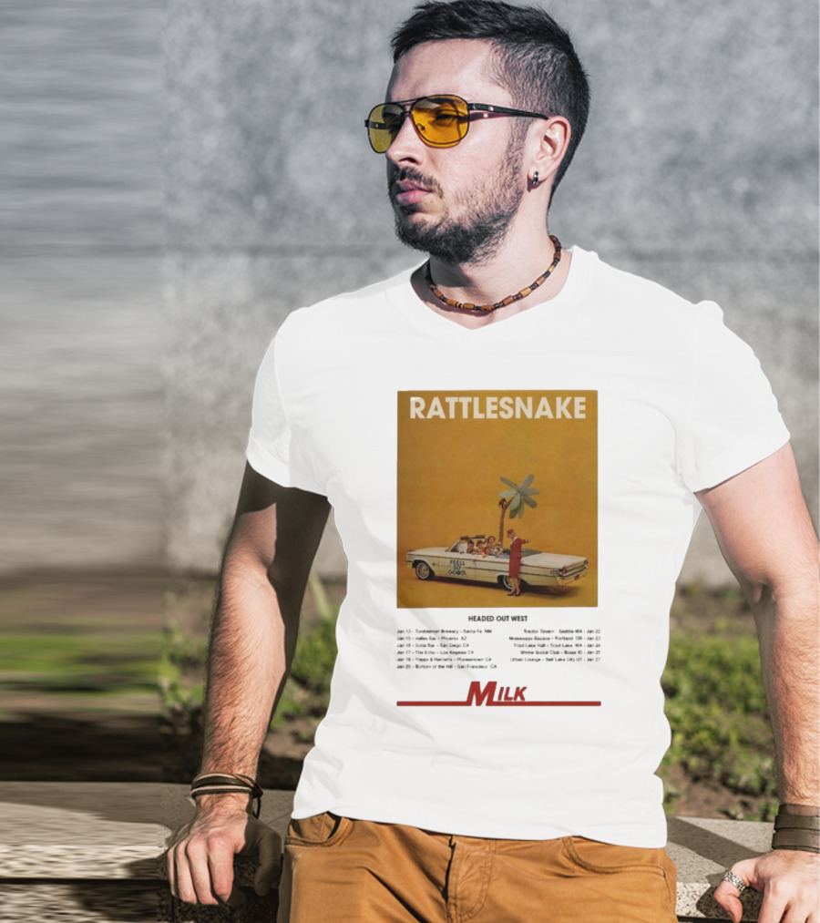 Rattlesnake Milk Feels So Good Headed Out West Tour 2026 T-Shirt