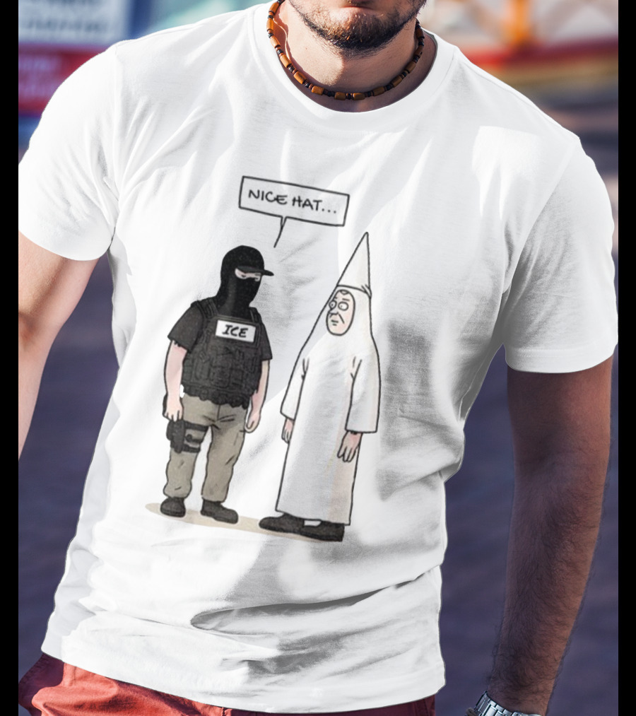 Subtle Fuck Trump Fuck ICE Nice Hat T-Shirt