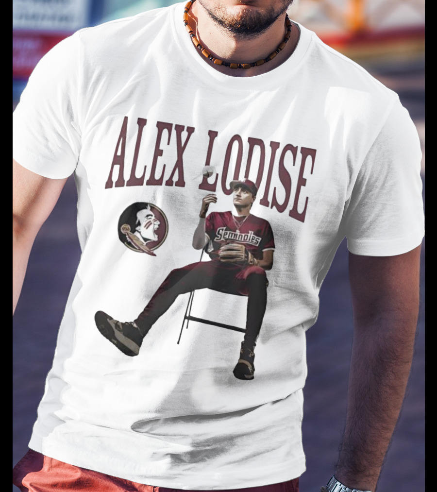Florida State Seminoles Alex Lodise FSU Baseball Seminoles Icon T-Shirt