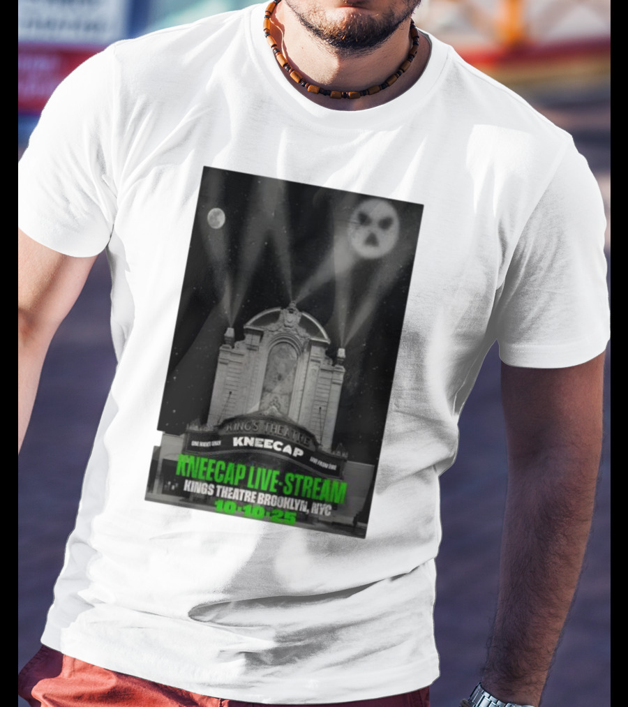 Kings Theatre Kneecap Live Stream Brooklyn NYC 10.10.25 T-Shirt