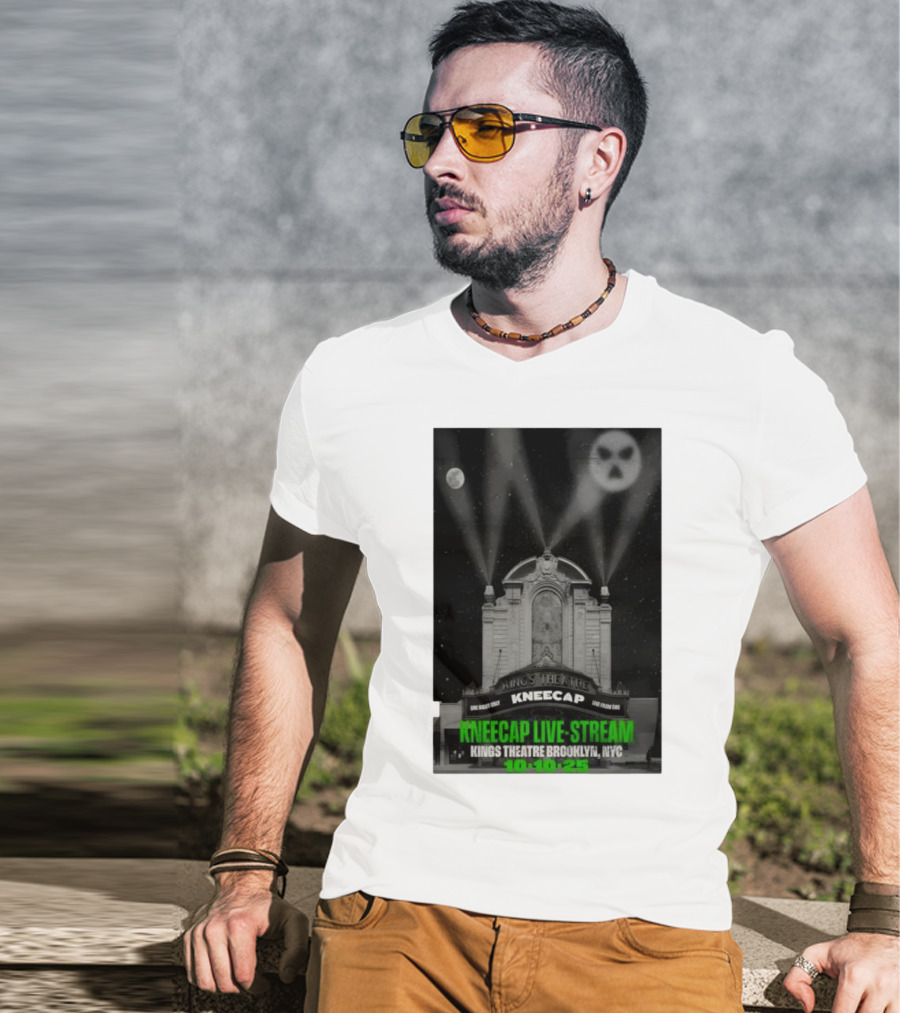 Kings Theatre Kneecap Live Stream Brooklyn NYC 10.10.25 T-Shirt