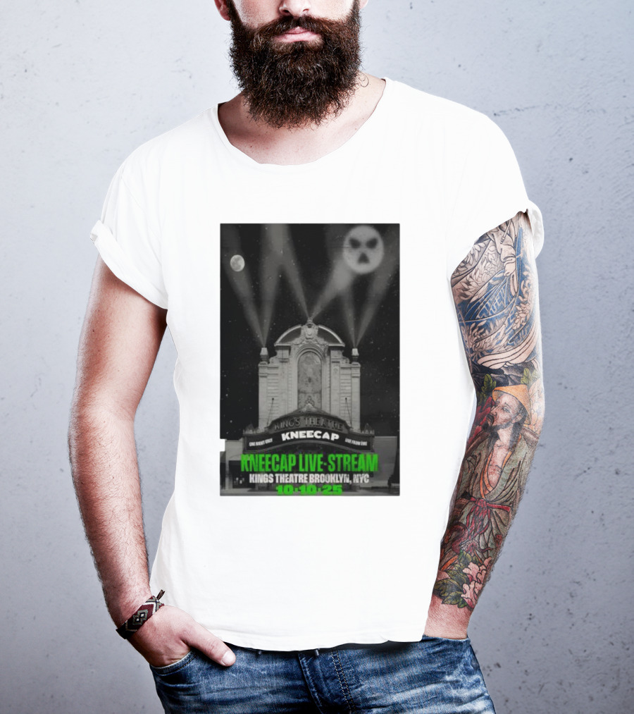 Kings Theatre Kneecap Live Stream Brooklyn NYC 10.10.25 T-Shirt