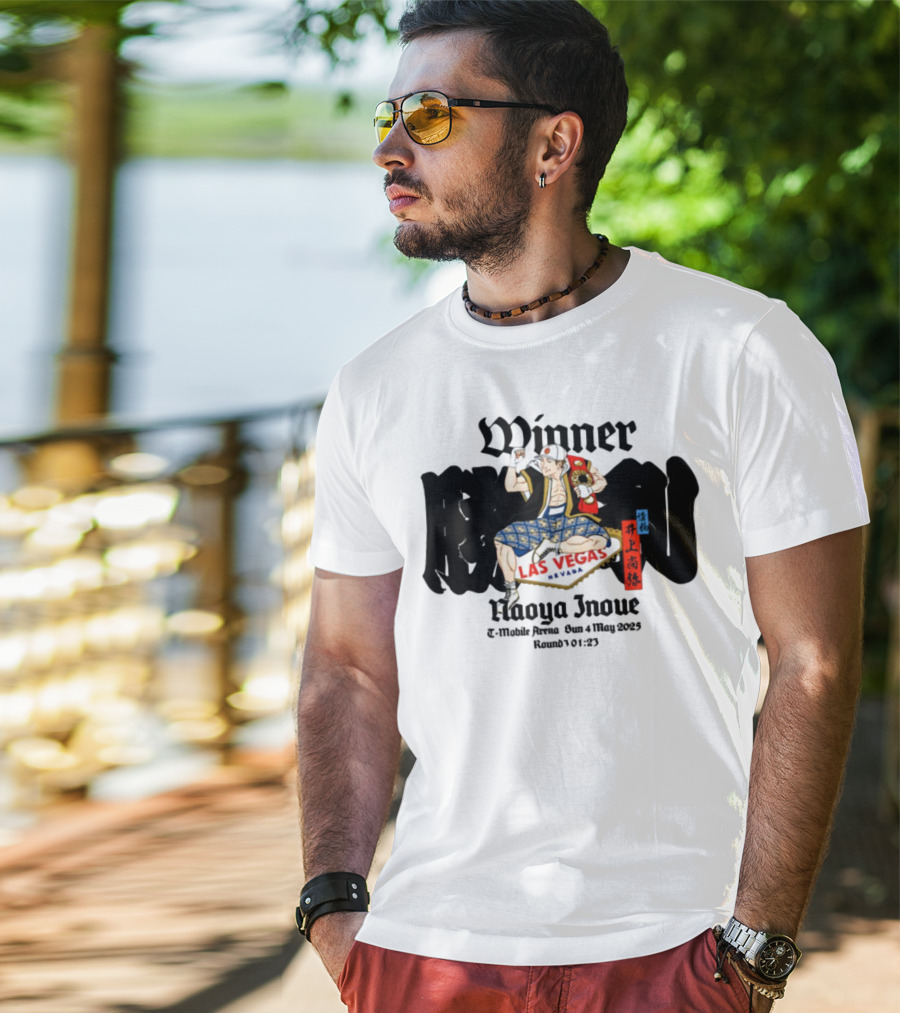 Monster Naoya Inoue Winner Las Vegas Nevada August 25 Round 10 323 T-Shirt