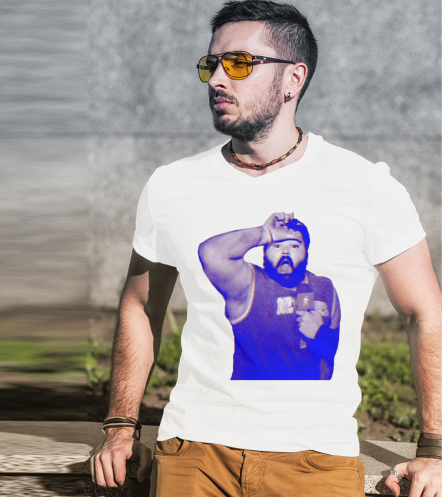 "Karltowns Wearing Jason Dantona NYC Basketball Theme Blue Tone" T-Shirt