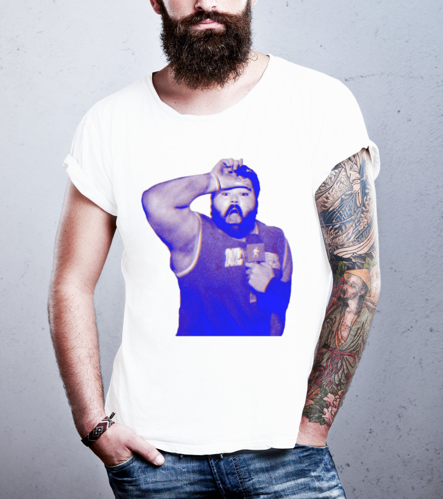 "Karltowns Wearing Jason Dantona NYC Basketball Theme Blue Tone" T-Shirt