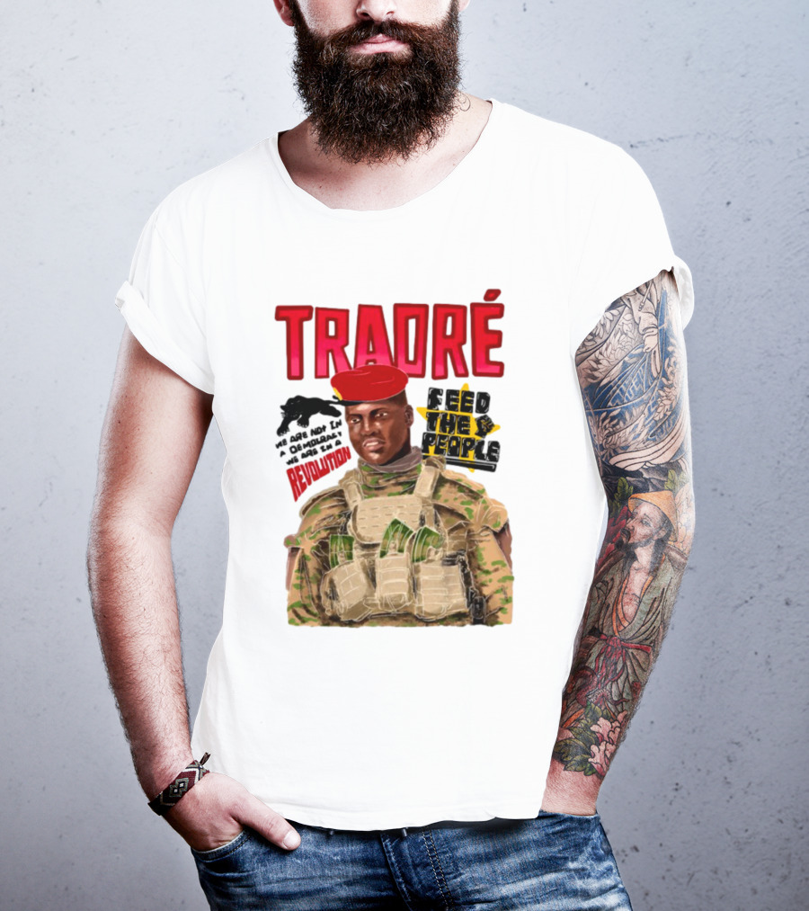 Traoré Revolution Ibrahim Feed The People T-Shirt