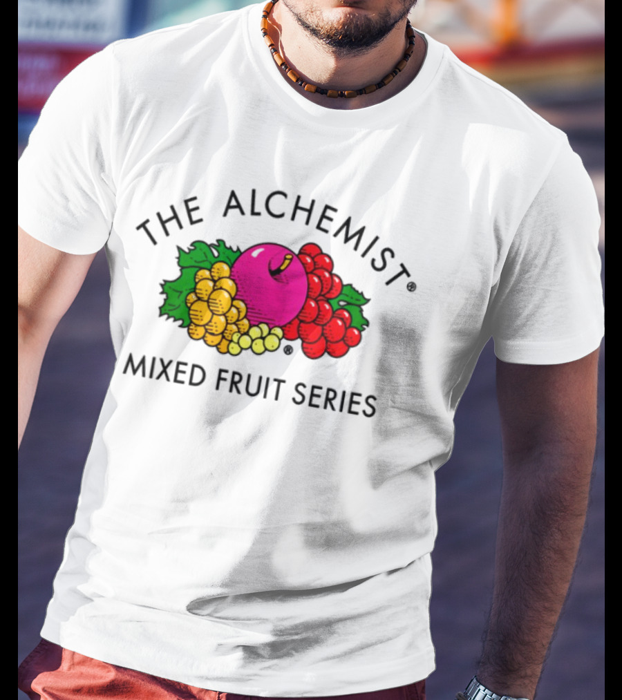 The Alchemist Limited Edition Mixed Fruit Pink Yellow Red Grapes Series T-Shirt