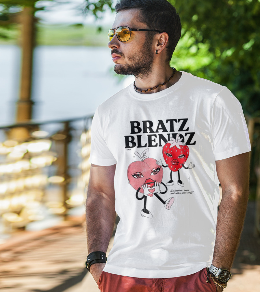 Sad Patron Stylin Bratz Blendz Fruit Characters T-Shirt