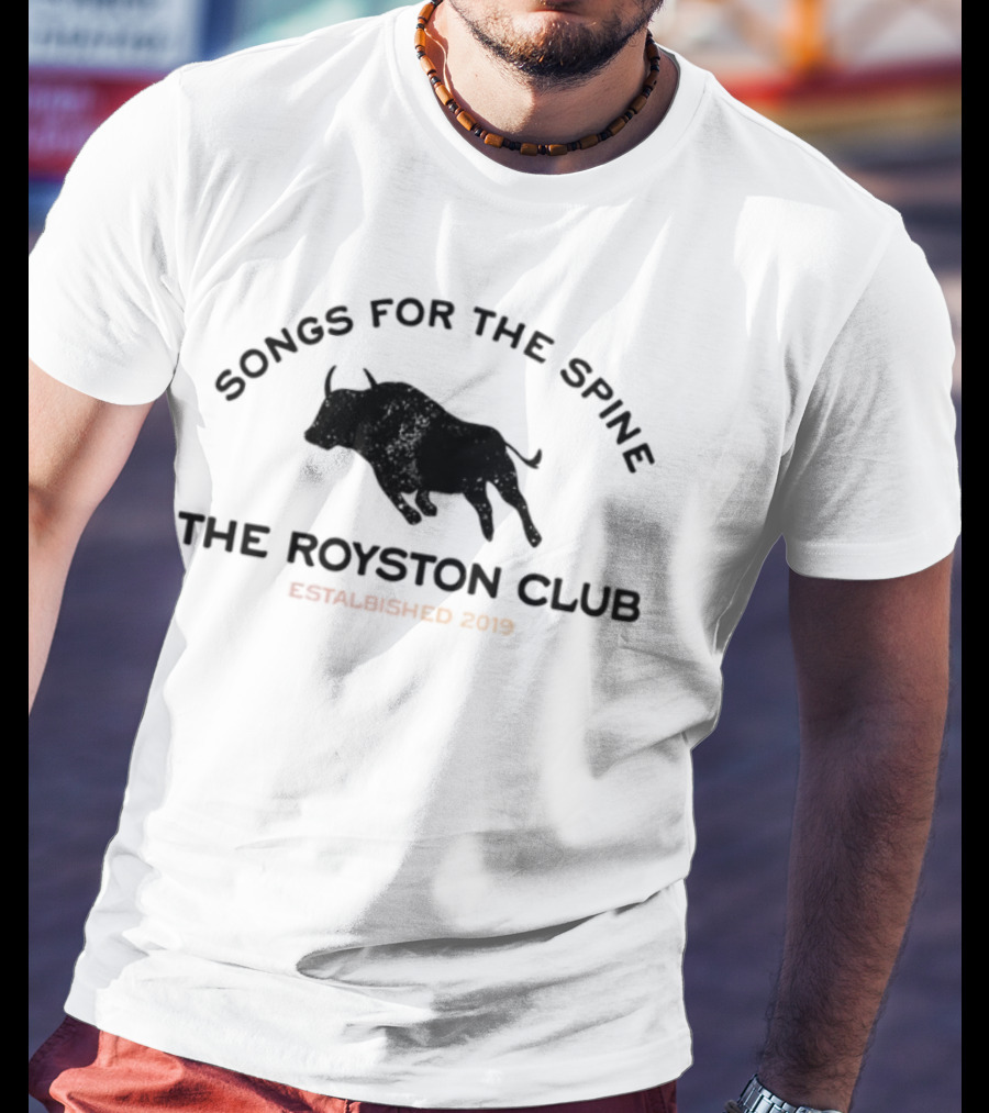 Songs For The Spine The Royston Club Established 2019 Bullhorns T-Shirt