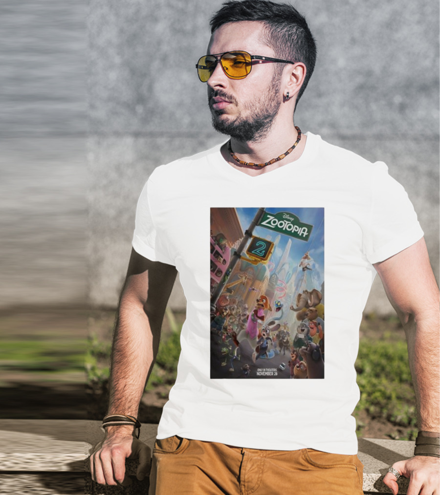 Disney Zootopia 2 Movie November 26 Only In Theaters T-Shirt