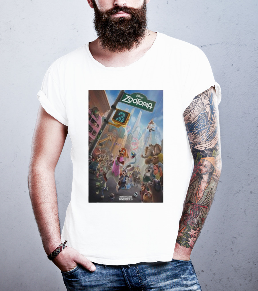 Disney Zootopia 2 Movie November 26 Only In Theaters T-Shirt