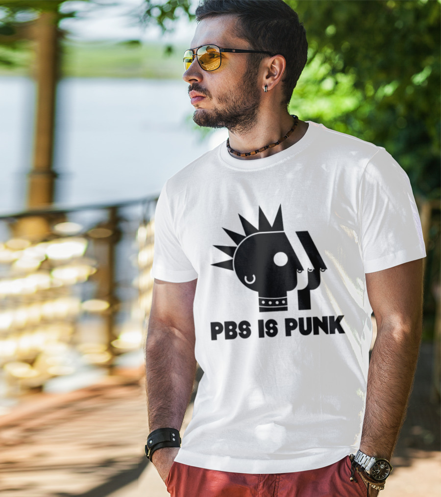 Two Crow Collective PBS Is Punk Vintage Cassette Vinyl Roots T-Shirt