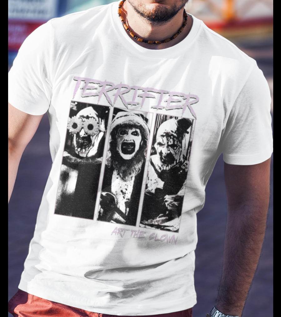Terrifier Art The Clown Horror Halloween Spooky Clown T-Shirt