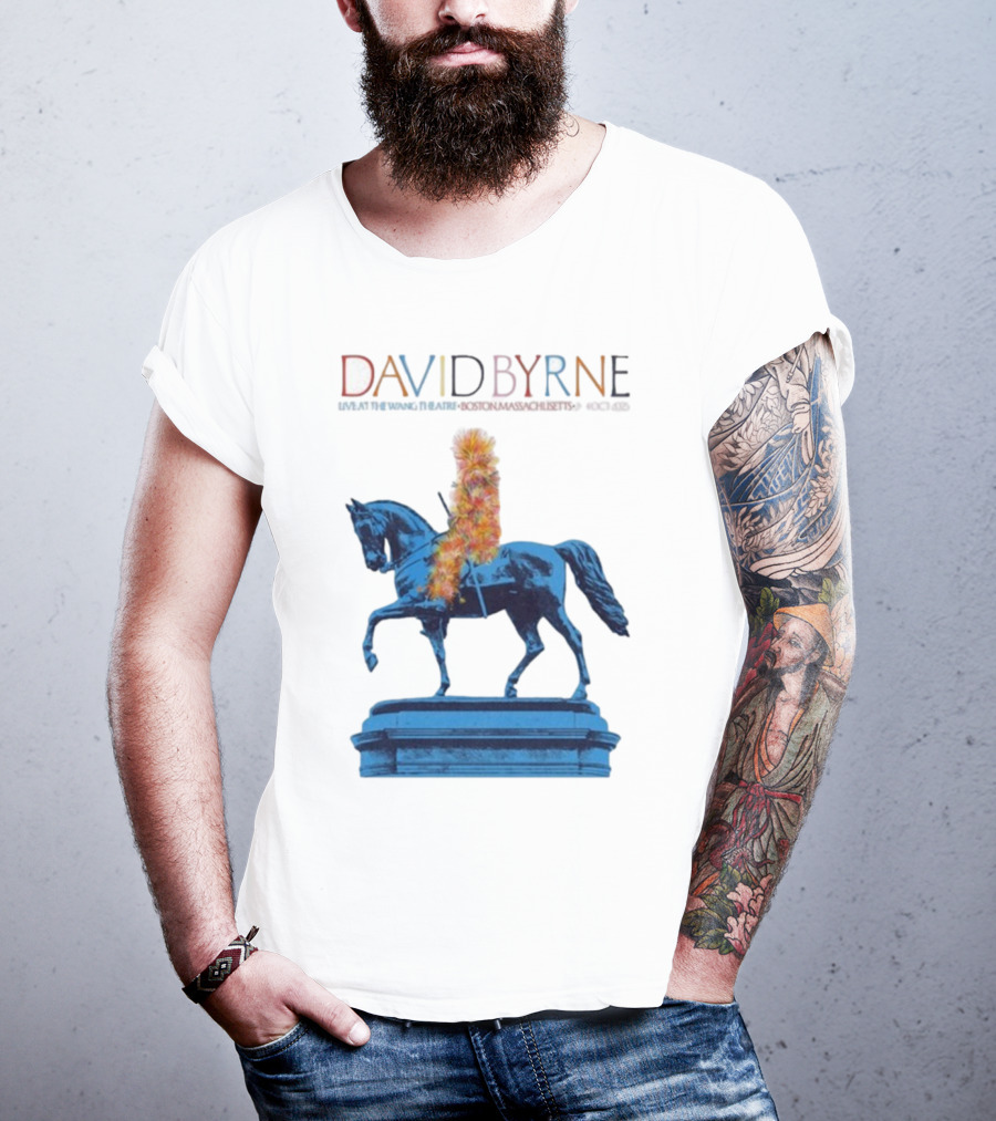 David Byrne Wang Theatre Boston MA Oct 2-4 2025 Tour T-Shirt