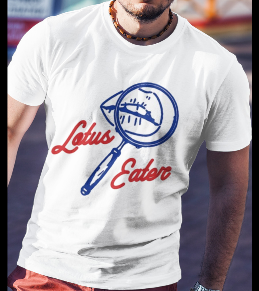 Lotus Eater Eye Magnifying Glass Logo T-Shirt
