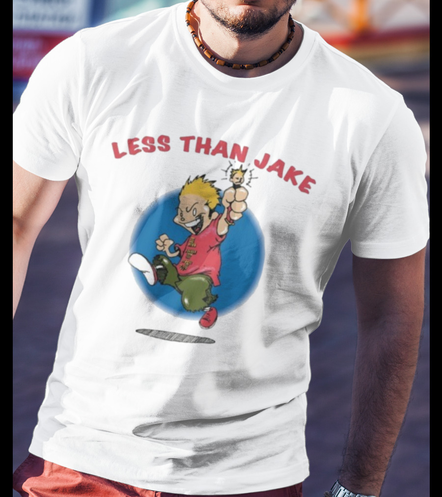 LESS THAN JAKE OG EVO PUNK ICON CHARACTER RARE VINTAGE STYLE T-Shirt