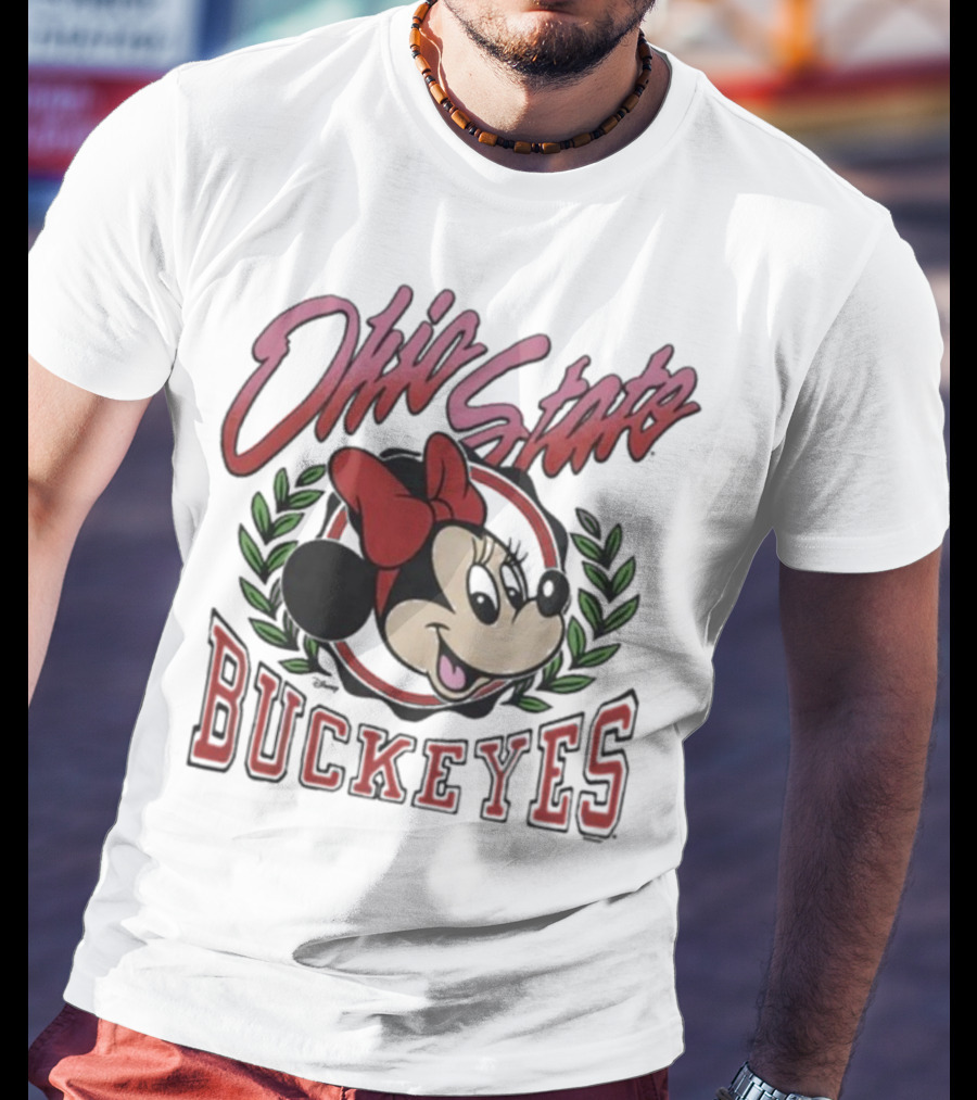 Ohio State Buckeyes Minnie Mouse Disney Collab T-Shirt