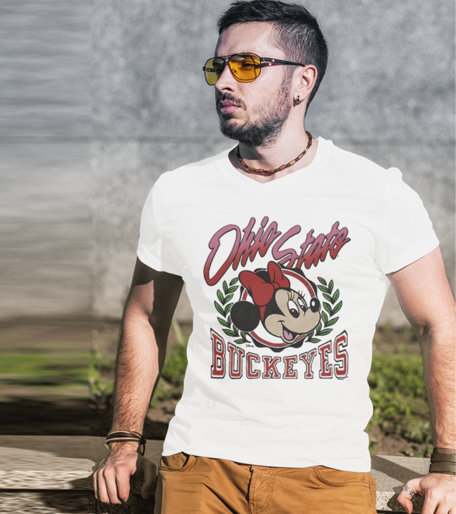 Ohio State Buckeyes Minnie Mouse Disney Collab T-Shirt