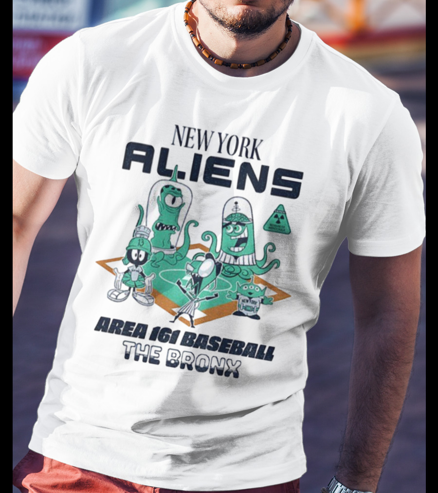 New York Aliens Area 161 Baseball The Bronx T-Shirt