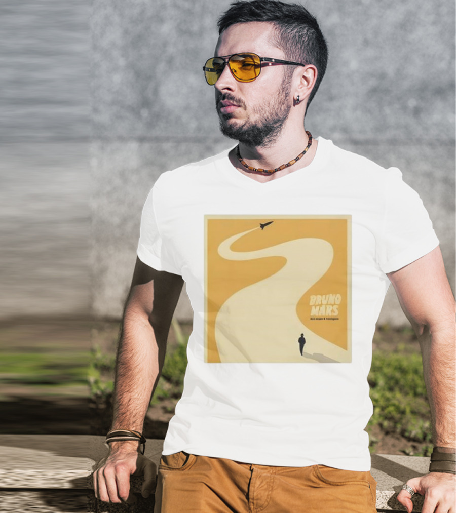 Bruno Mars Doo-Wops And Hooligans Rocket Pathway Scene T-Shirt