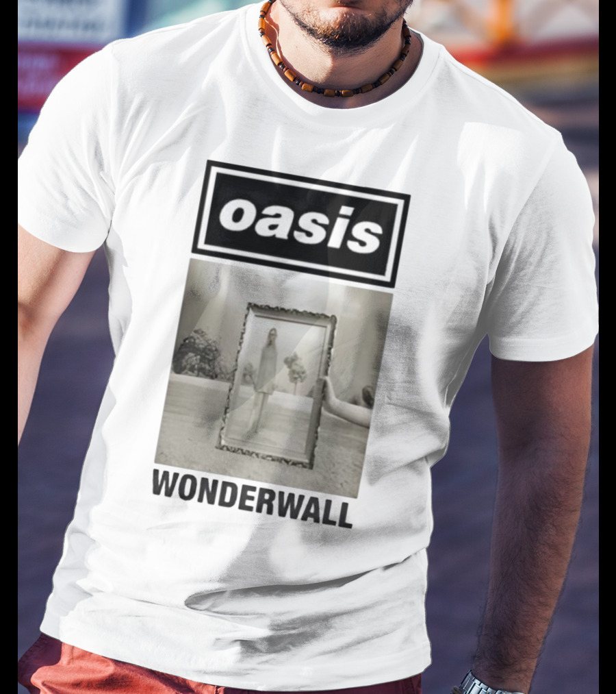 Oasis Wonderwall Single Oasisinet Visual T-Shirt