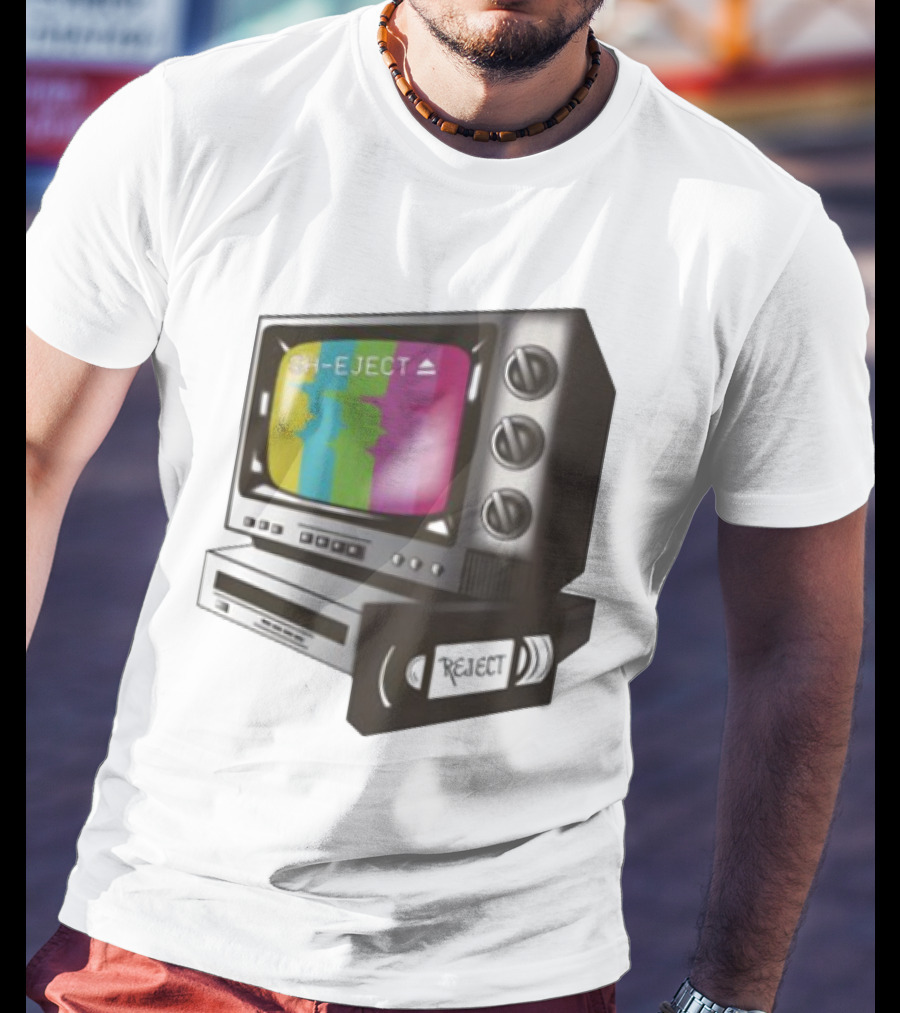 Sh-Eject Retro TV VHS Eject Design T-Shirt