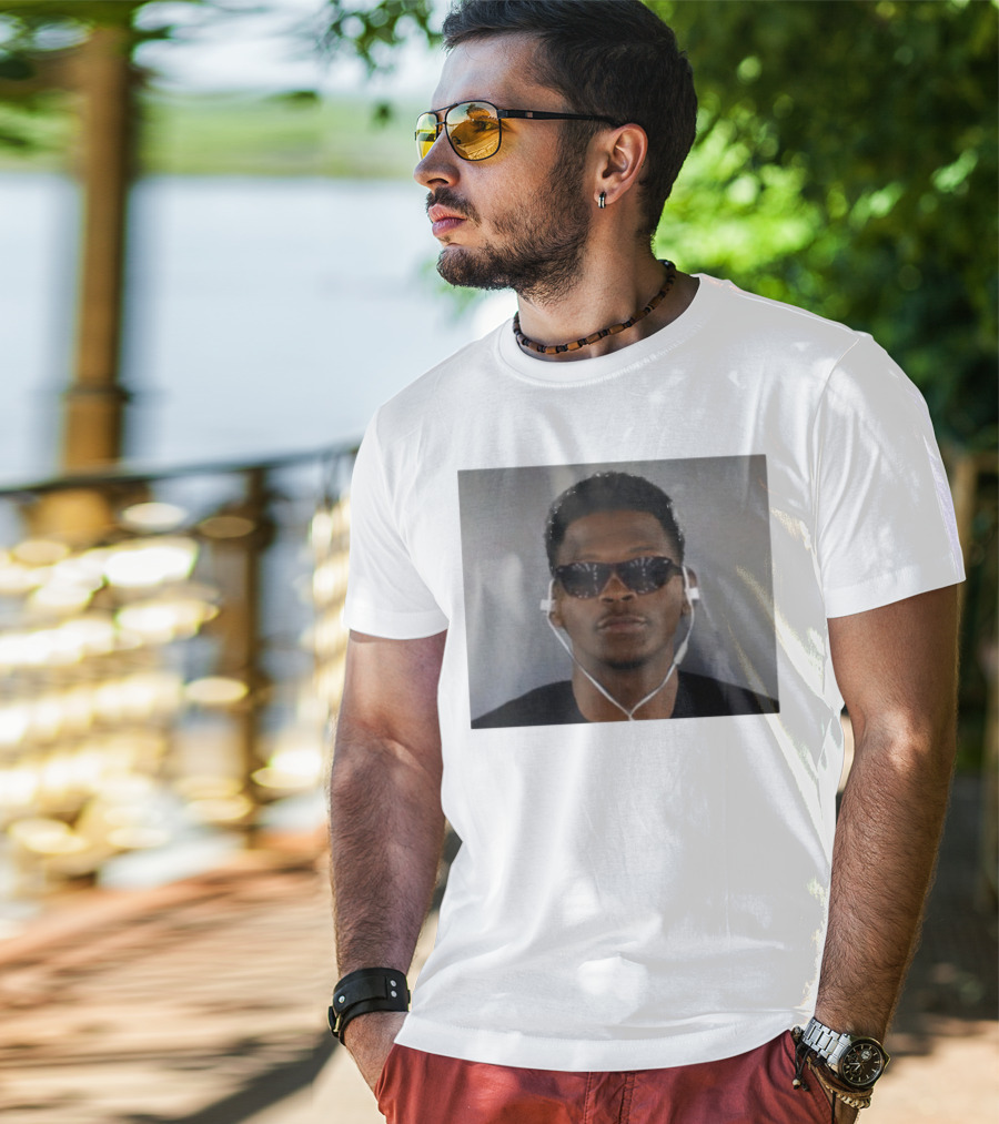 Anthony Edwards Basketball Star Classic Style Photo T-Shirt