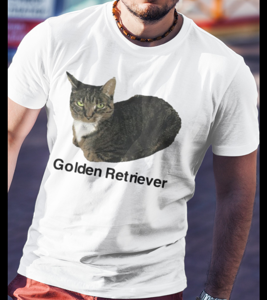 Henry Johnson Cat Humor Golden Retriever Caption T-Shirt