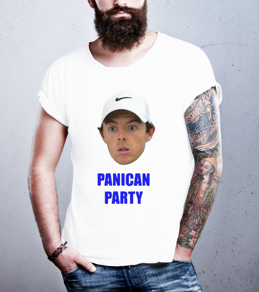 Panican Party Funny Golf Cap Expression T-Shirt