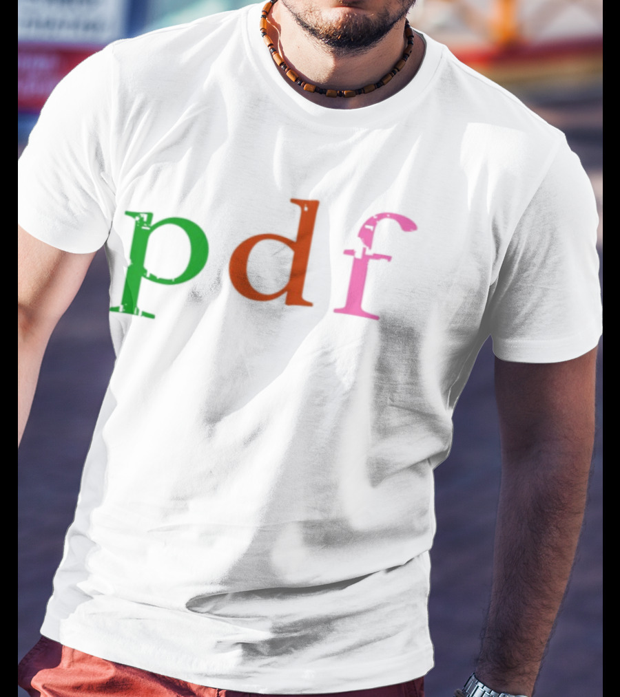 Pdf These Files Contain Confidential Multicolor Text T-Shirt