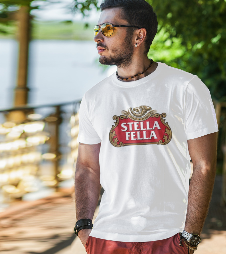 Good Fellas Stella Fella Horn Emblem T-Shirt