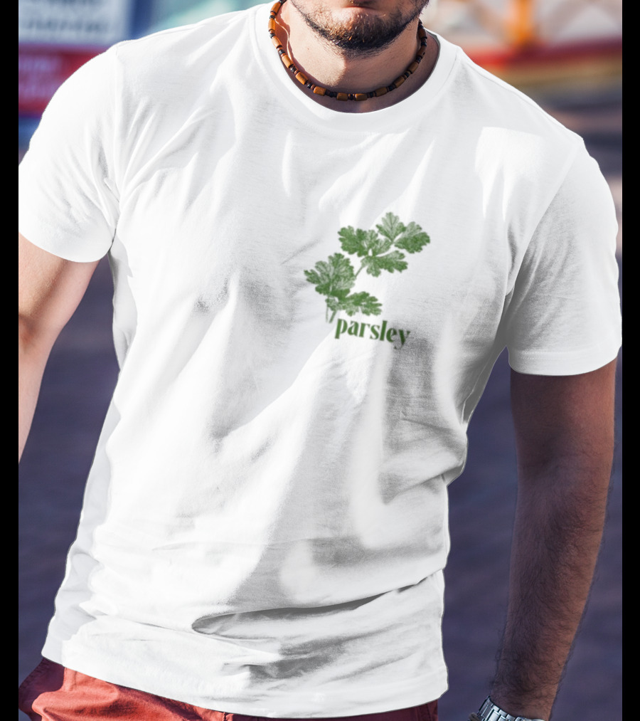 Atthemoment Green Parsley Leaves T-Shirt