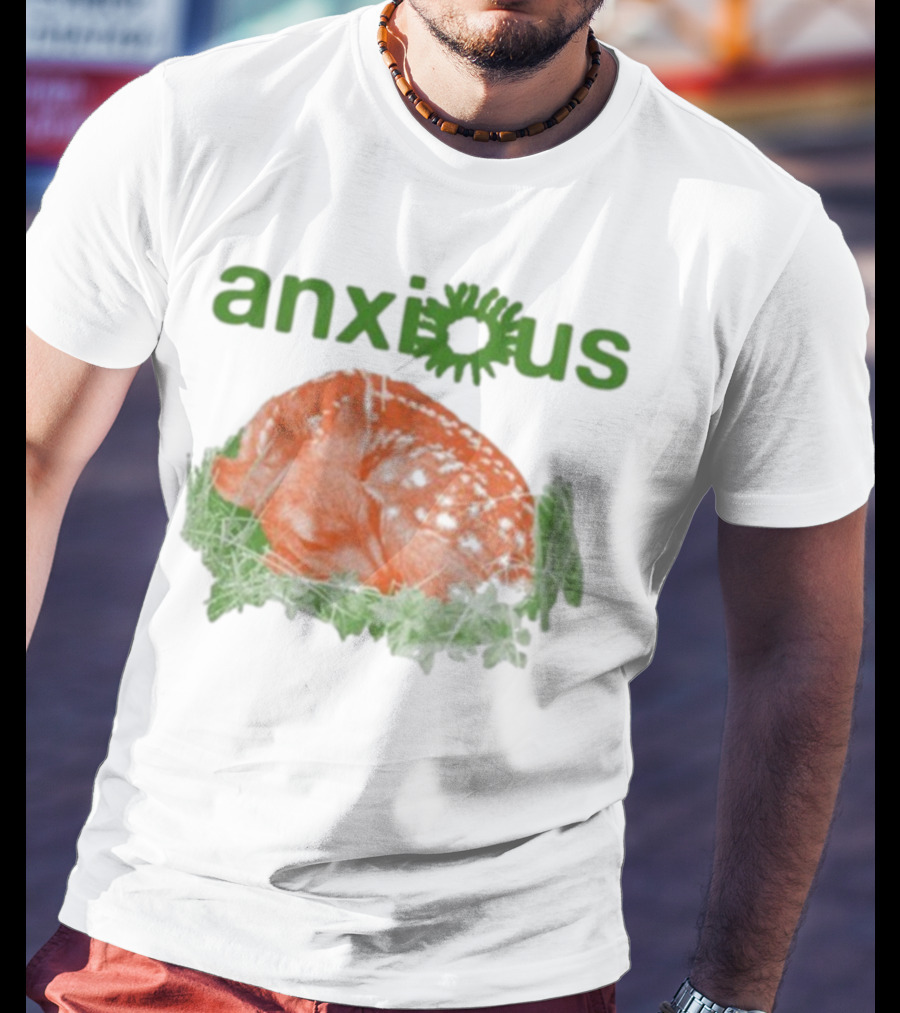 Anxious Baby Doe Deer In Grass Survivor Mood T-Shirt