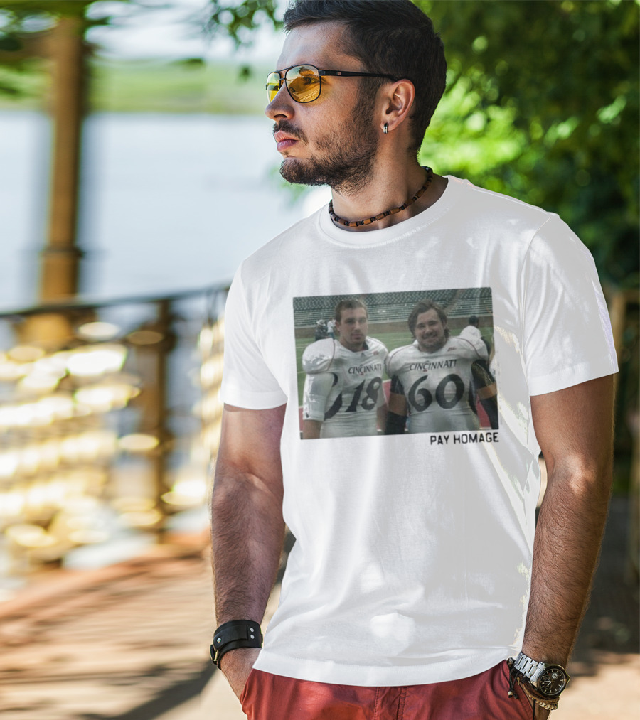 Cincinnati Bearcats Kelce Brothers Football Team Vintage Tribute T-Shirt