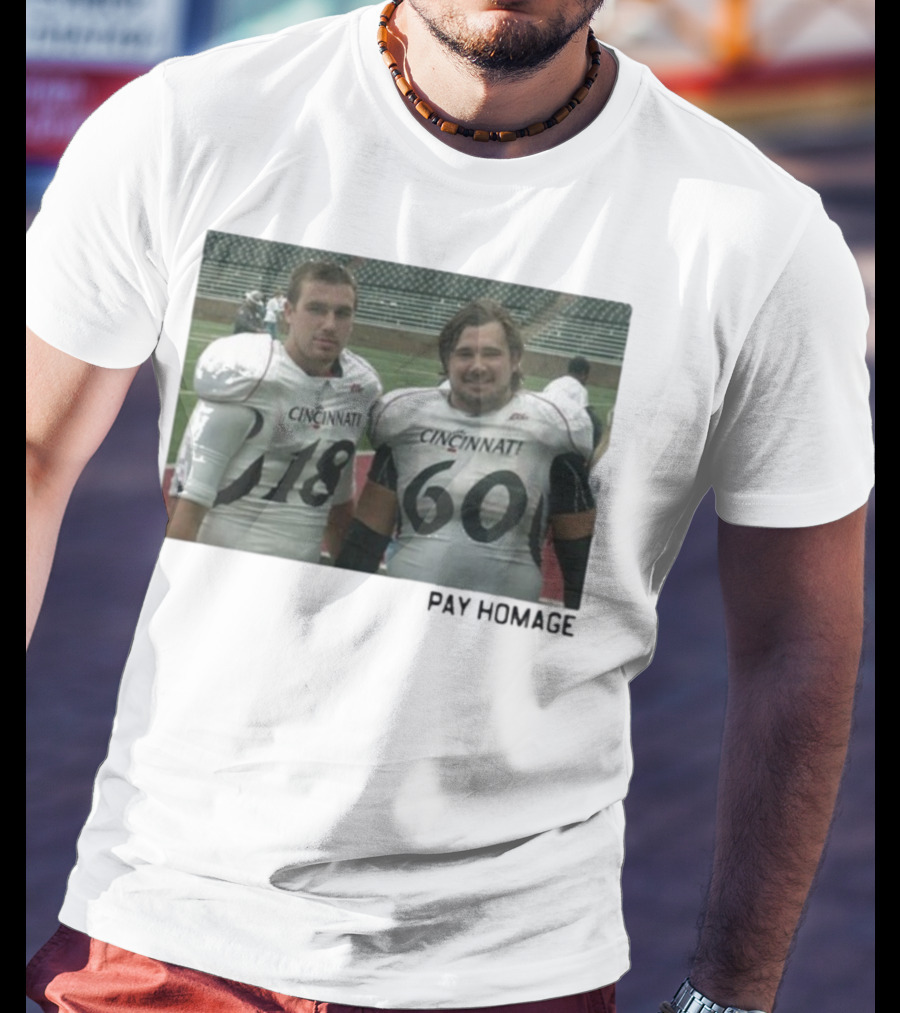 Cincinnati Bearcats Kelce Brothers Football Team Vintage Tribute T-Shirt