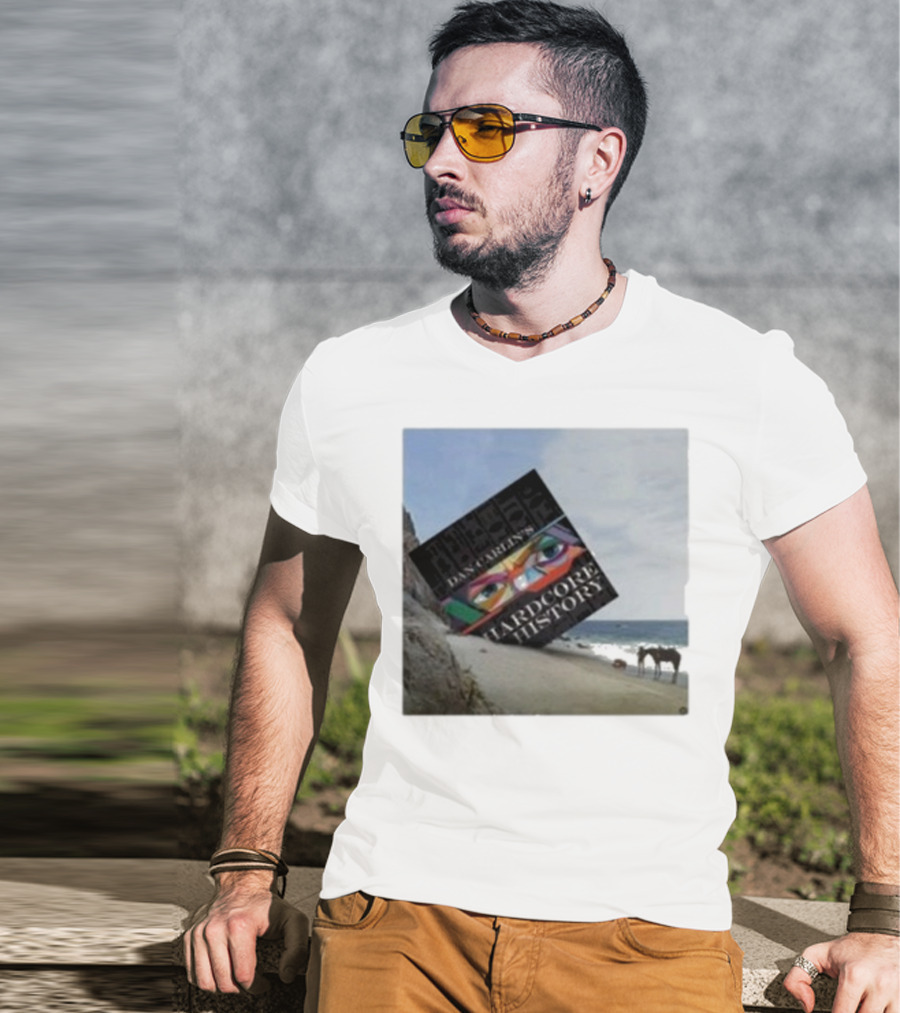 Dan Carlin Hardcore History Podcast Planet Of The Apes Beach Scene T-Shirt