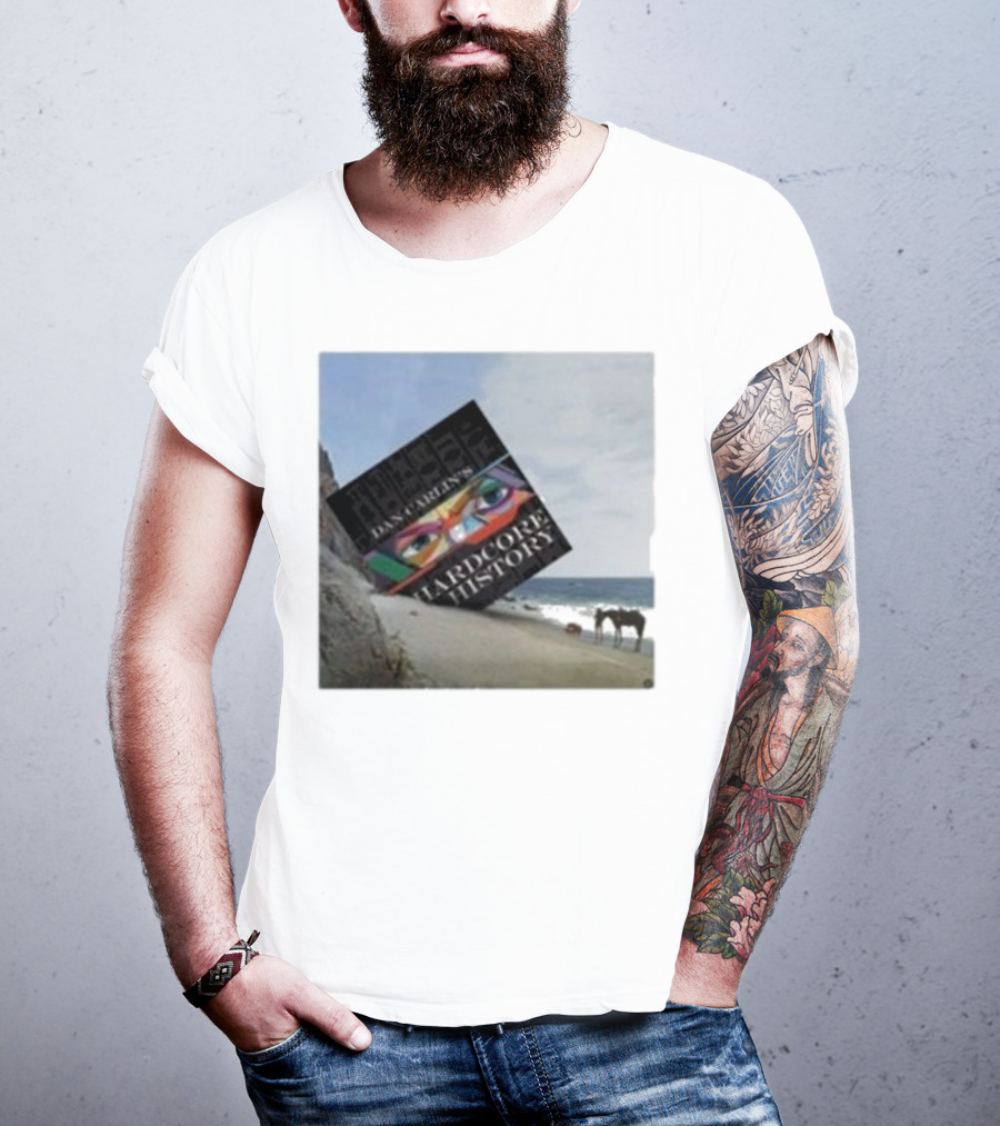 Dan Carlin Hardcore History Podcast Planet Of The Apes Beach Scene T-Shirt
