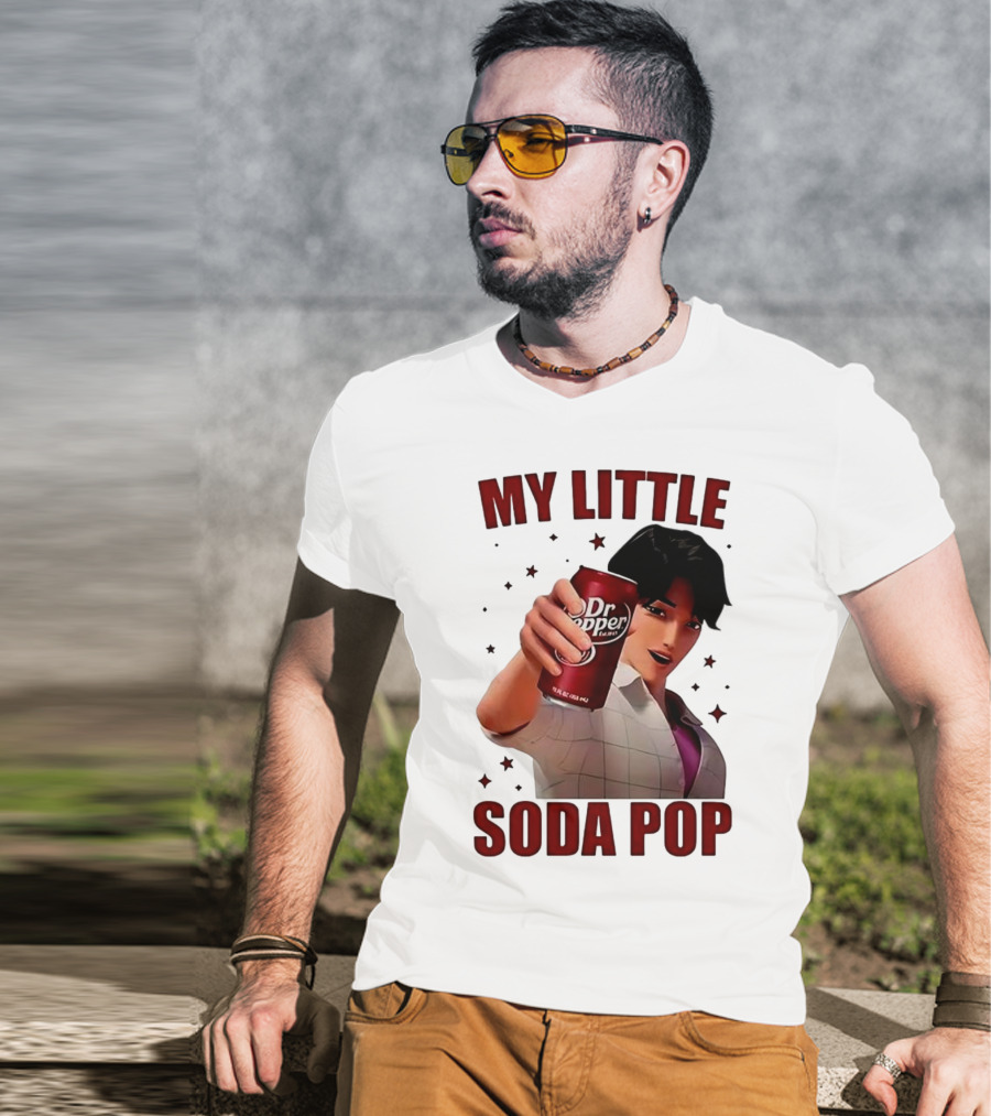 My Little Soda Pop Dr. Pepper Anime Character T-Shirt
