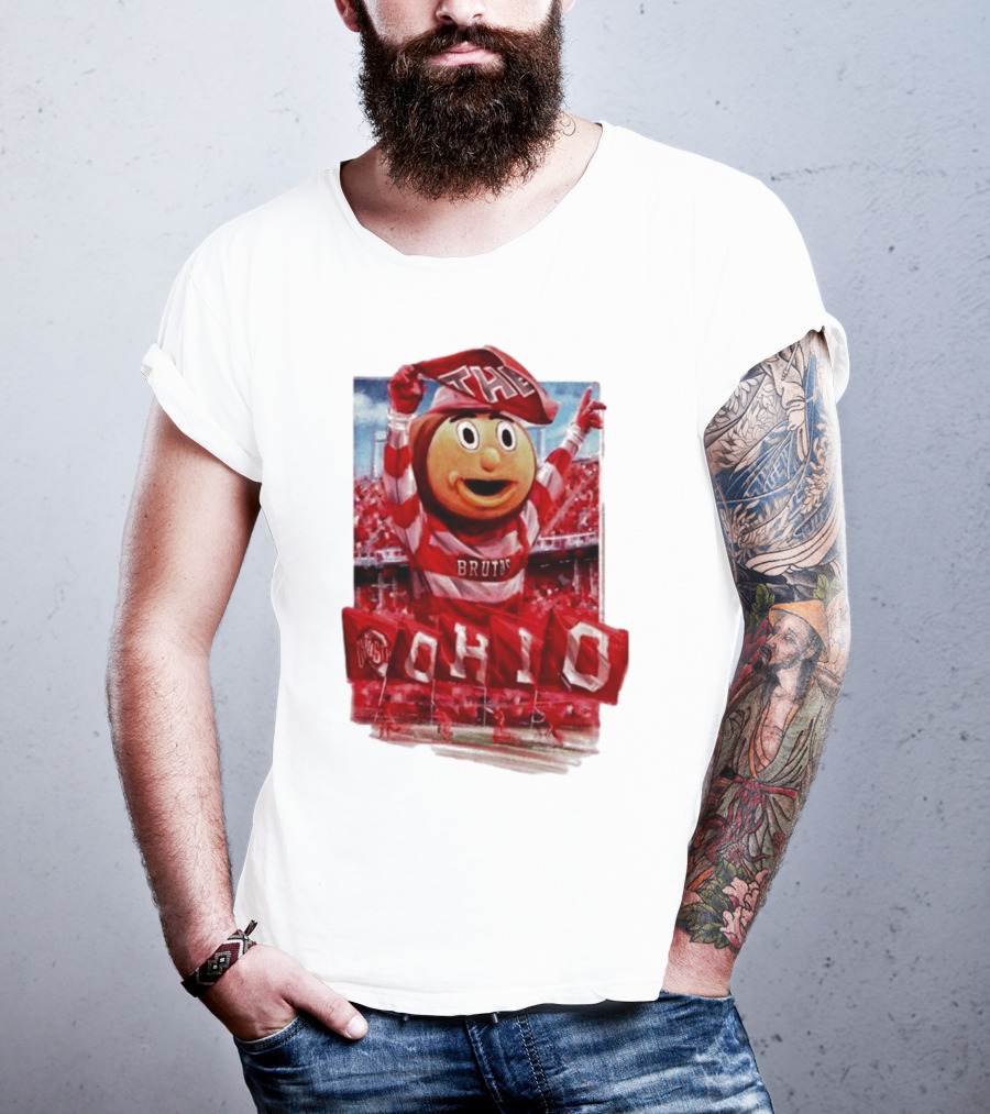 Ohio State Buckeyes Brutus Mascot At Ohio Stadium Event T-Shirt