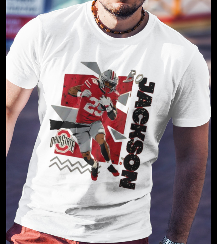 Bo Jackson Ohio State Football 90s Style T-Shirt