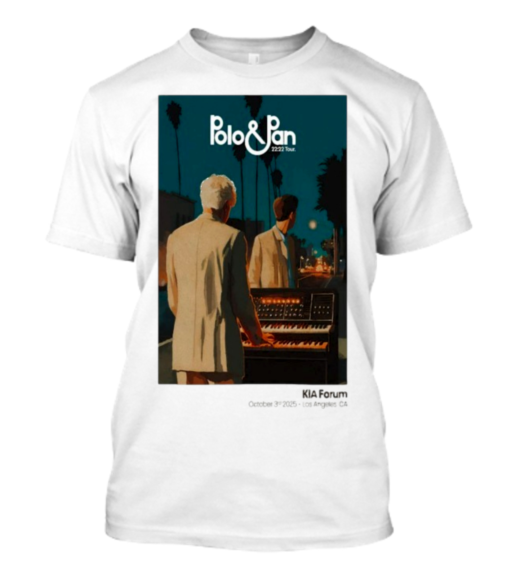 Polo & Pan 2222 Tour October 3 2025 Inglewood CA Event T-Shirt